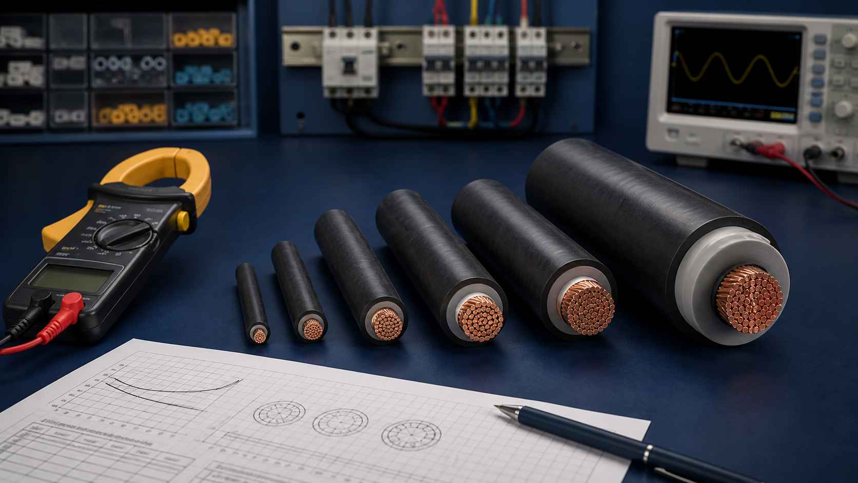 راهنمای انتخاب سطح مقطع سیم و کابل